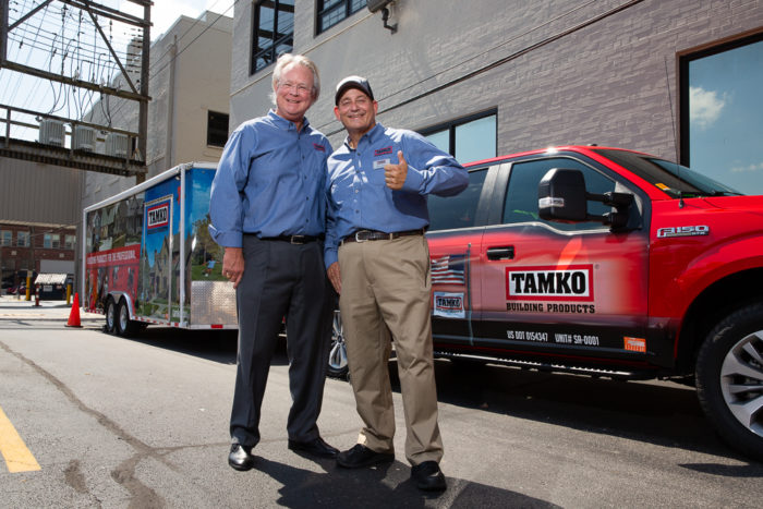 David Humphreys and Rick Taylor, TAMKO Field Sales Training Manger